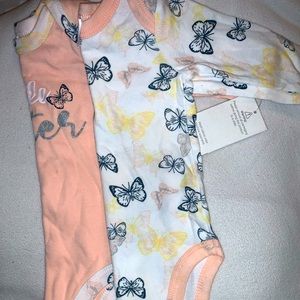 3pk Long Sleeve 3-6M Bodysuits